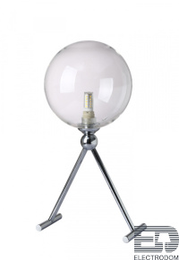 Настольная лампа Crystal Lux FABRICIO LG1 CHROME/TRANSPARENTE - цена и фото